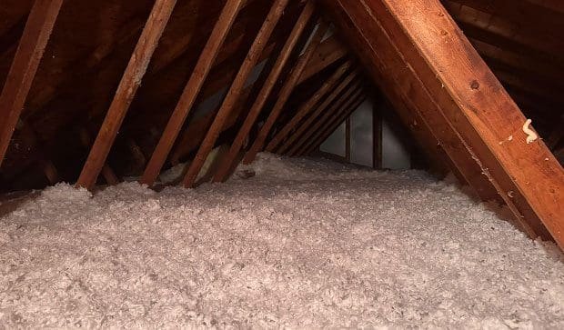 Spray Foam Insulation Attic insulation with exposed rafters
