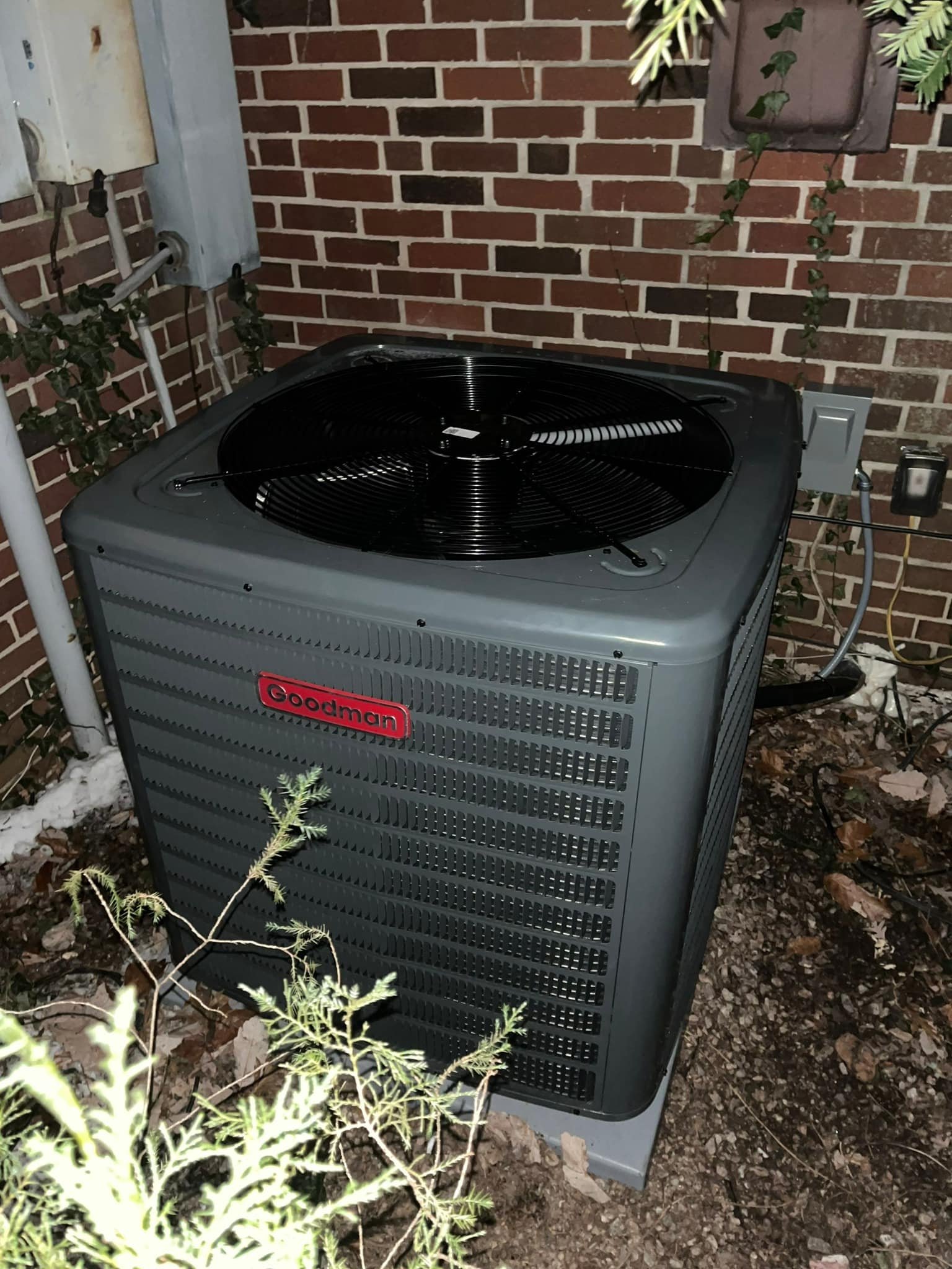 Issues We Fix Goodman outdoor AC condenser unit