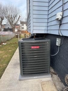 Goodman AC condenser installation